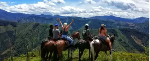 Paseo a Caballo por la Cordillera en Salgar<br>desde Medelln