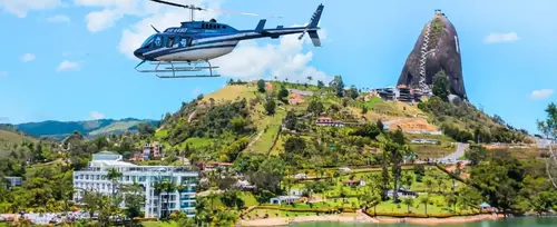 Sobrevuelo en Guatap: Vista Panormica en Helicptero