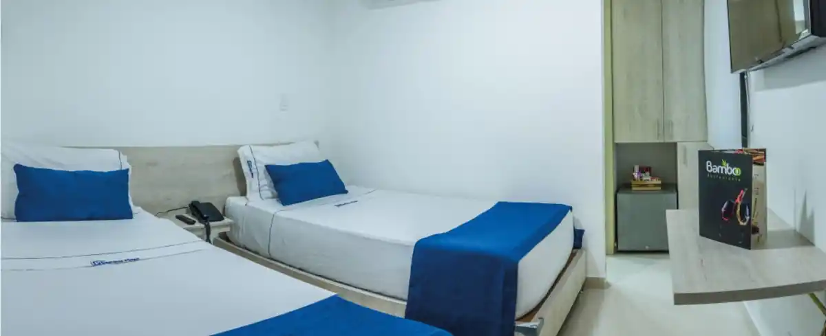 Habitación familiar del Hotel Laureles Plaza