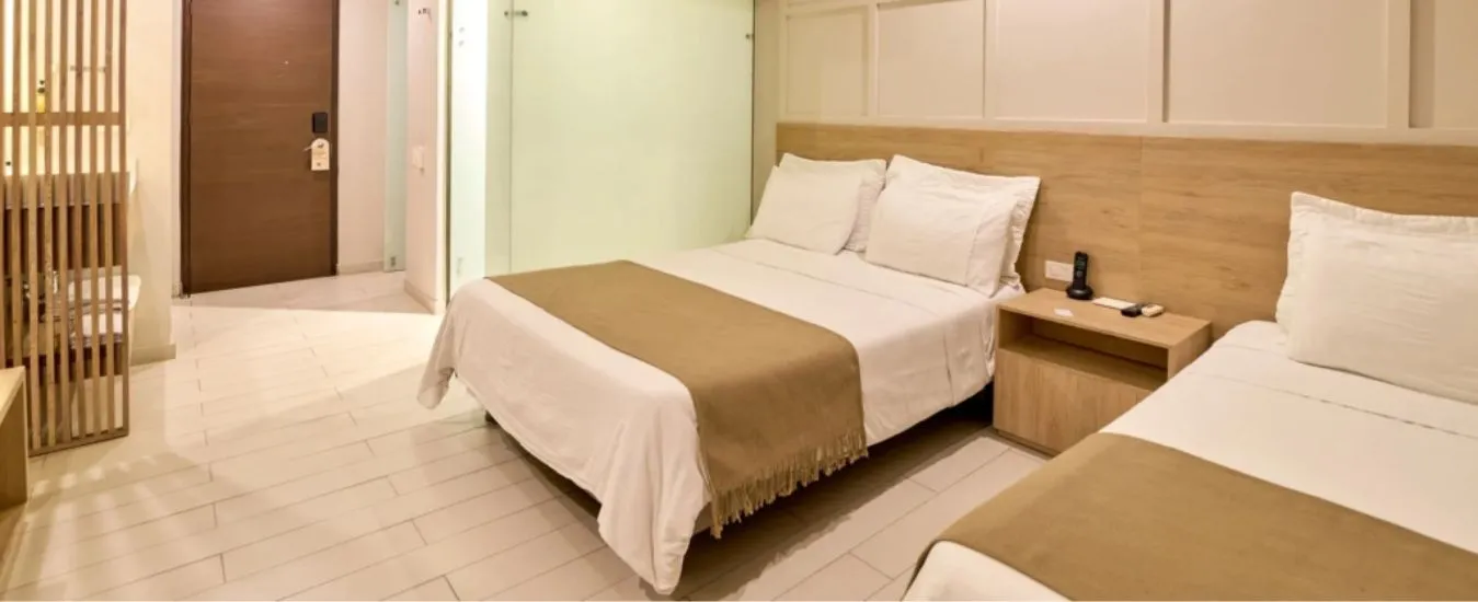 Habitación doble Hotel Dix Medellín