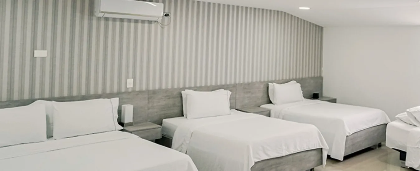 Habitación triple o familiar del Hotel Portón de San Joaquín