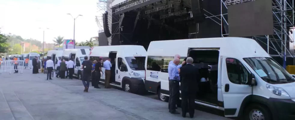 Transporte para eventos Medellín